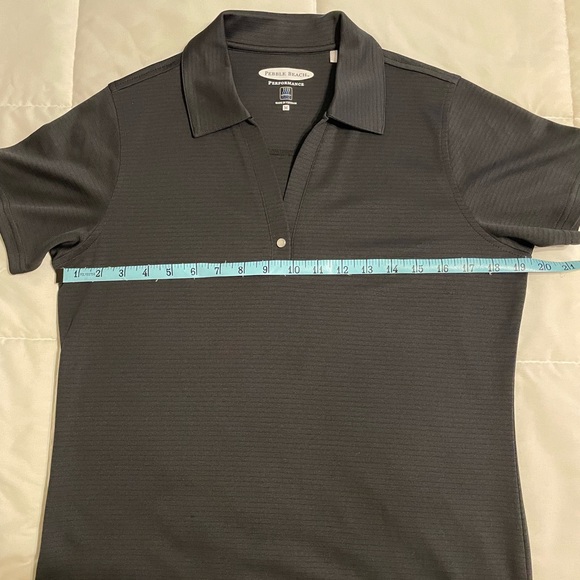 Golf shirt pebble beach black - Picture 4 of 5